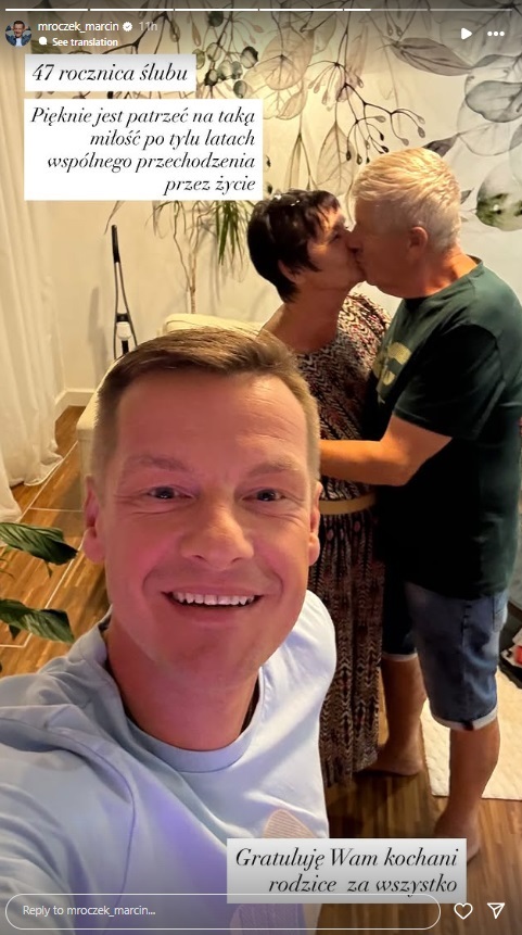 Marcin Mroczek na Instagramie